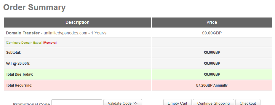 Order Summary